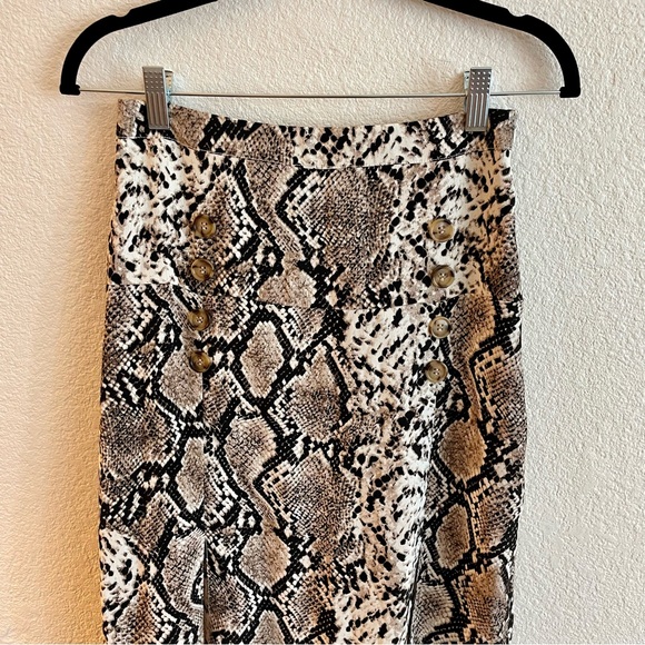 Nasty Gal Snakeskin Maxi Skirt - Picture 3 of 8